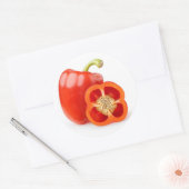 Paprikaschoten Runder Aufkleber (Umschlag)