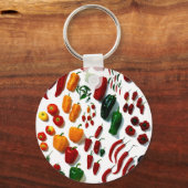 Paprikaschoten Schlüsselanhänger (Vorderseite)
