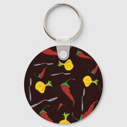 Paprikaschoten Schlüsselanhänger (Rückseite)