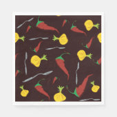 Paprikaschoten Serviette (Vorderseite)