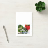 Paprikaschoten und Bohnen Post-it Klebezettel (Büro)