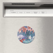 Paprikaschoten und Lilien Magnet (In Situ (Geschirrspüler))