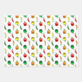 Paprikaschoten und süße, lange Paprikaschoten Geschenkpapier Set (Vorderseite)