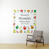 Paprikaschoten und süße, lange Paprikaschoten Wandteppich (Beispiel)