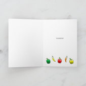 Paprikaschoten und süße Paprikaschoten Einladung (Innenseite)