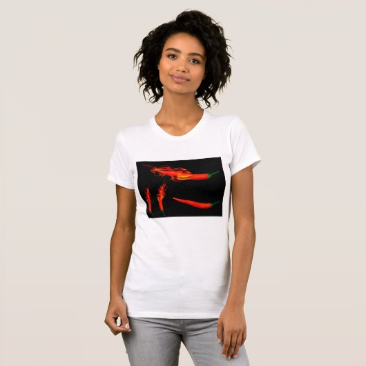 Paprikaschoten von Chilis T-Shirt (Vorne ganz)