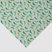 Paprikaschoten zum niedlichen Gemusterten Chile zu Seidenpapier (Ausschnitt)