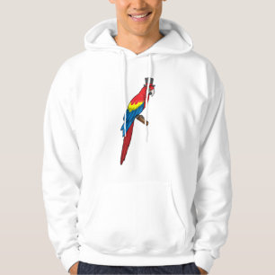 Paprot als Gentleman mit Hut Hoodie