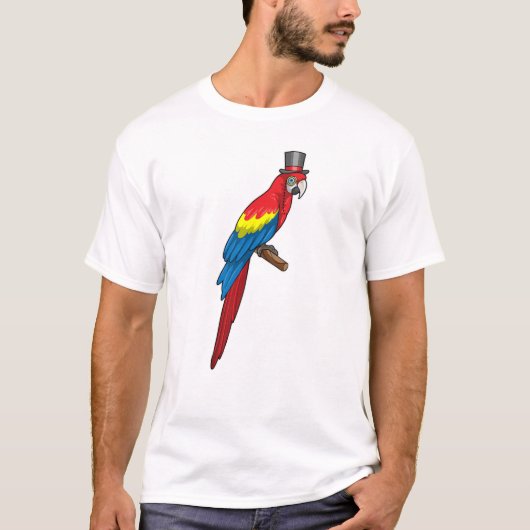 Paprot als Gentleman mit Hut T-Shirt (Vorderseite)