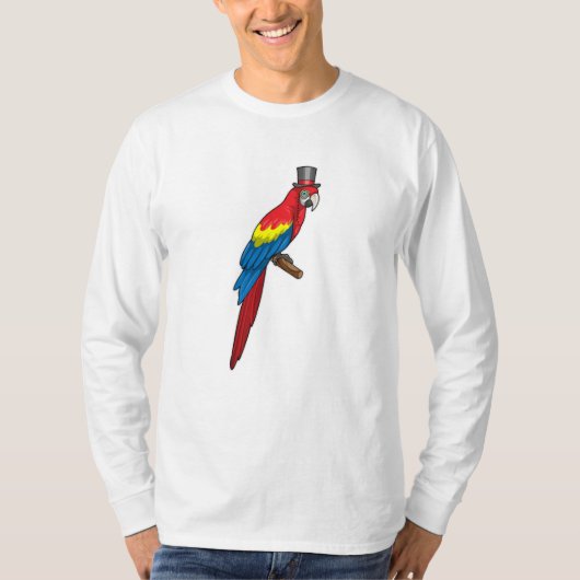 Paprot als Gentleman mit Hut T-Shirt (Vorderseite)