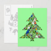 Paprot Christmas Tree Feiertagspostkarte (Vorne/Hinten)
