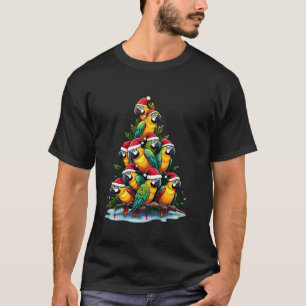 Paprot Christmas Tree Funny Polly Holiday T-Shirt
