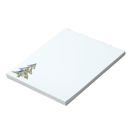 Paprot Christmas Tree Notizblock (Rotiert)