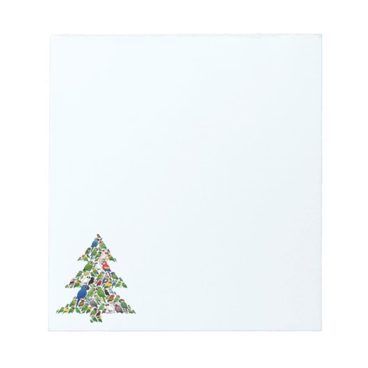 Paprot Christmas Tree Notizblock (Vorderseite)