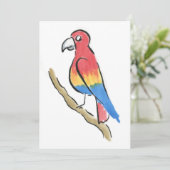 Paprot Einladung (Stehend Vorderseite)