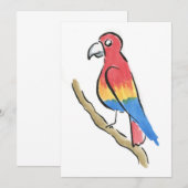 Paprot Einladung (Vorne/Hinten)