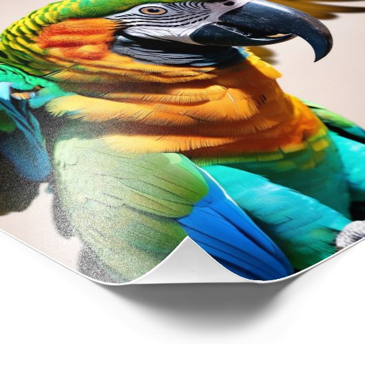 Paprot Fotodruck (Ecke)