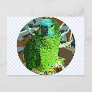 Paprot Green Postkarte
