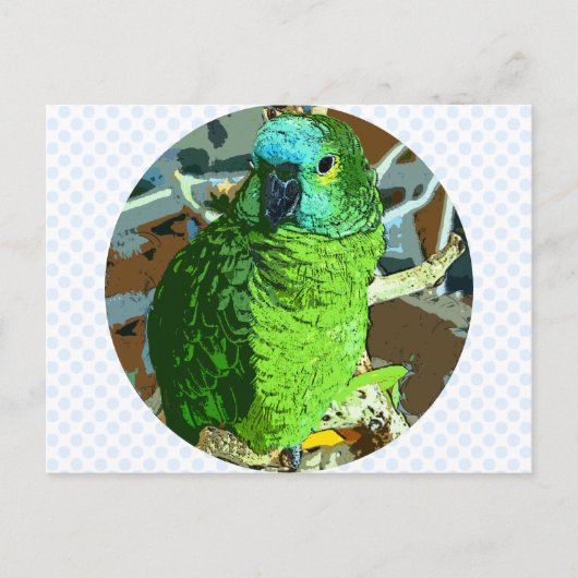 Paprot Green Postkarte (Vorderseite)