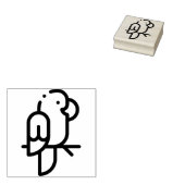 Paprot Gummistempel (Stempel)