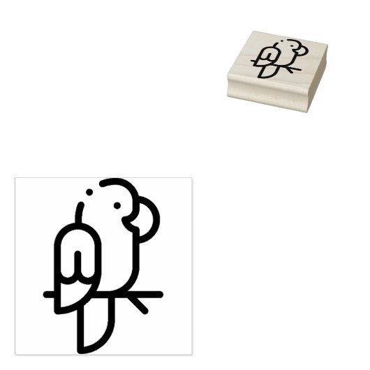 Paprot Gummistempel (Stempel)