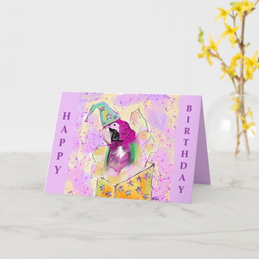 Paprot Karte (Gelbe Blume)