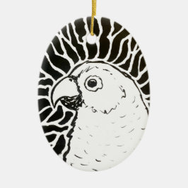 Paprot Keramik Ornament