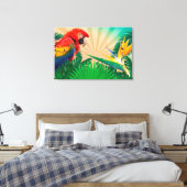 Paprot Leinwanddruck (Insitu (Schlafzimmer))