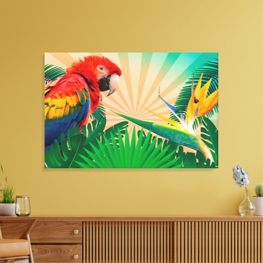 Paprot Leinwanddruck (Insitu (Wohnzimmer))