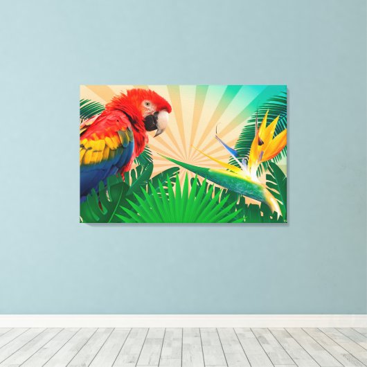 Paprot Leinwanddruck (Insitu (Holzboden))