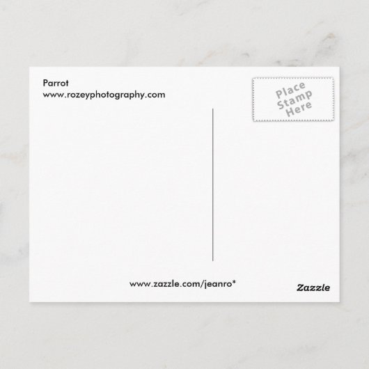 Paprot Postkarte (Rückseite)