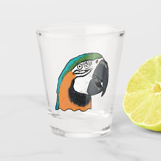 Paprot Schnapsglas (Vorderseite)