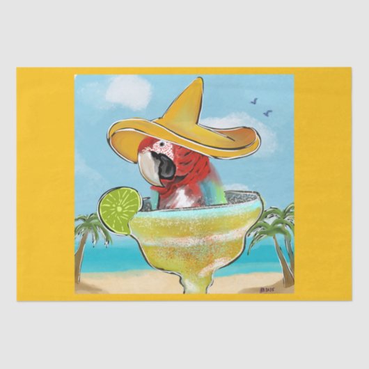 Paprot Seidenpapier (Vorderseite)