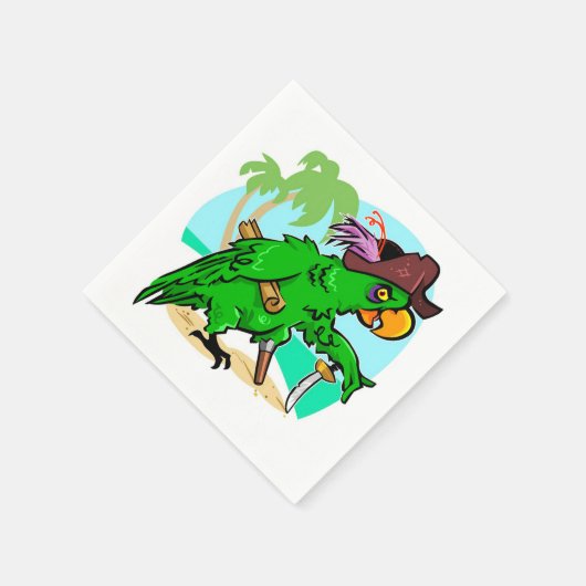 Paprot Serviette (Ecke)