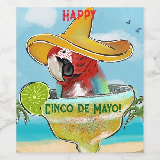 Paprot Weinetikett (Einzelnes Label)