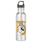 Papryus Edelstahlflasche (Vorderseite)