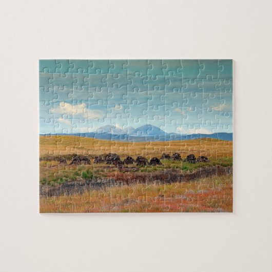 Paps aus Jura aus Islay, Schottland Puzzle (Horizontal)