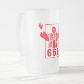 Papst 666 mattglas bierglas (Vorderseite Links)