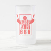 Papst 666 mattglas bierglas (Mittel)