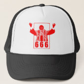 Papst 666 truckerkappe (Vorderseite)