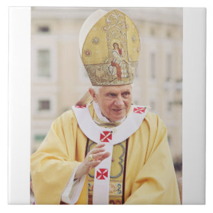 Papst Benedict XVI Fliese