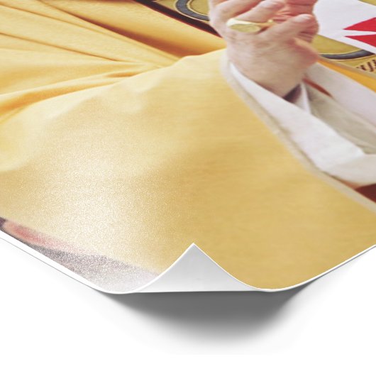 Papst Benedict XVI Fotodruck (Ecke)