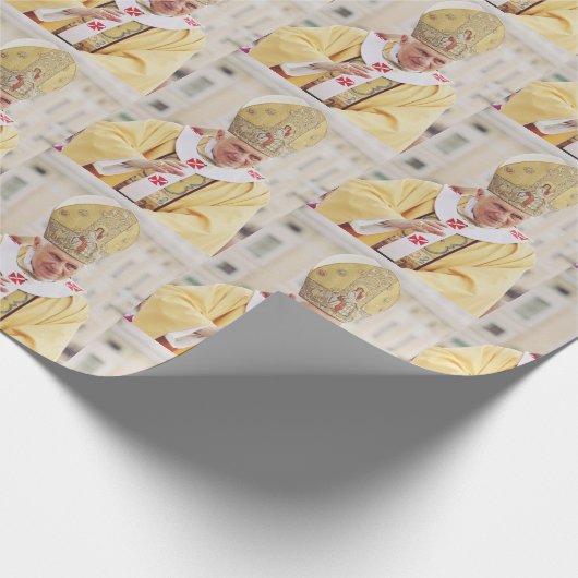 Papst Benedict XVI Geschenkpapier (Ecke)