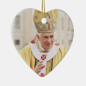 Papst Benedict XVI Keramik Ornament (Rechts)