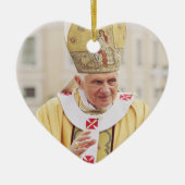 Papst Benedict XVI Keramik Ornament (Vorne)