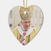Papst Benedict XVI Keramik Ornament (Links)