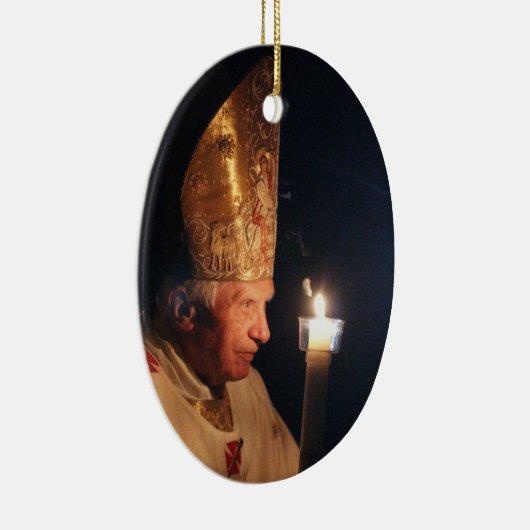 Papst Benedict XVI Keramikornament (Rechts)