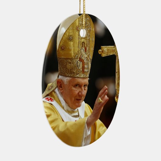 Papst Benedict XVI Keramikornament (Rechts)