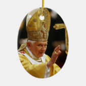 Papst Benedict XVI Keramikornament (Vorne)