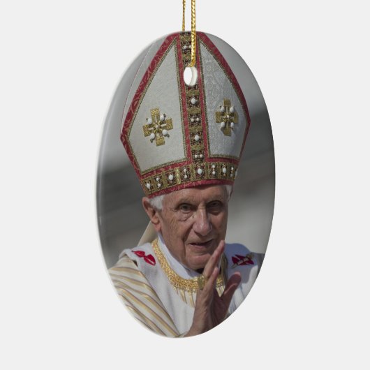 Papst Benedict XVI Keramikornament (Rechts)